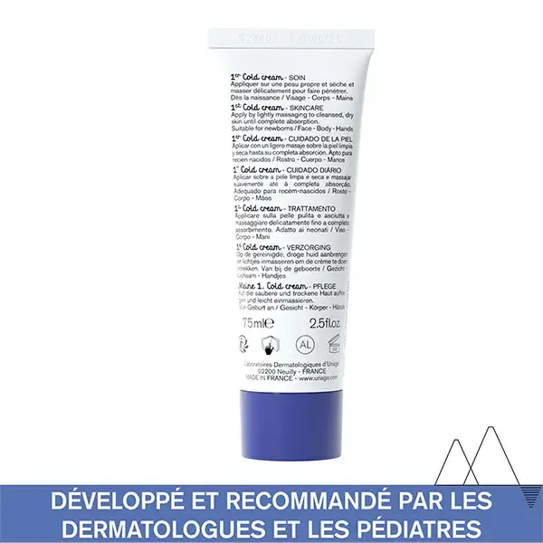 Uriage Baby 1st Creme Hidratante e Suavizante para Rosto e Corpo 75ml