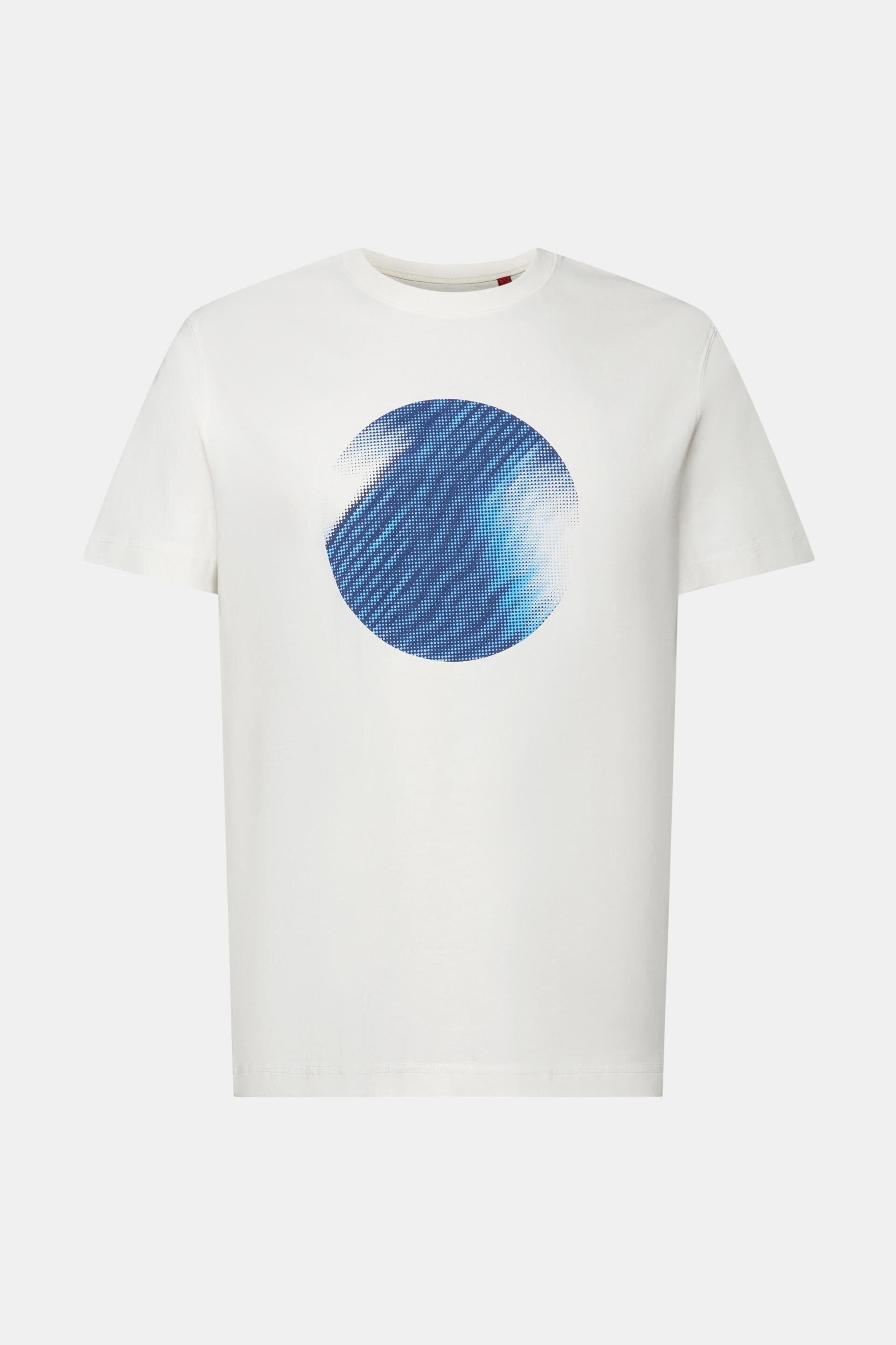 T-shirt à imprimé sur le devant, 100 % coton