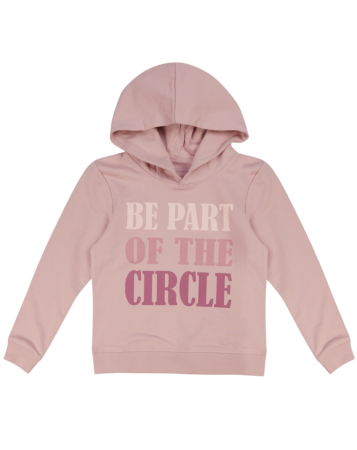 Kapuzen-Sweatshirt BE PART OF THE CIRCLE in burnished lilac