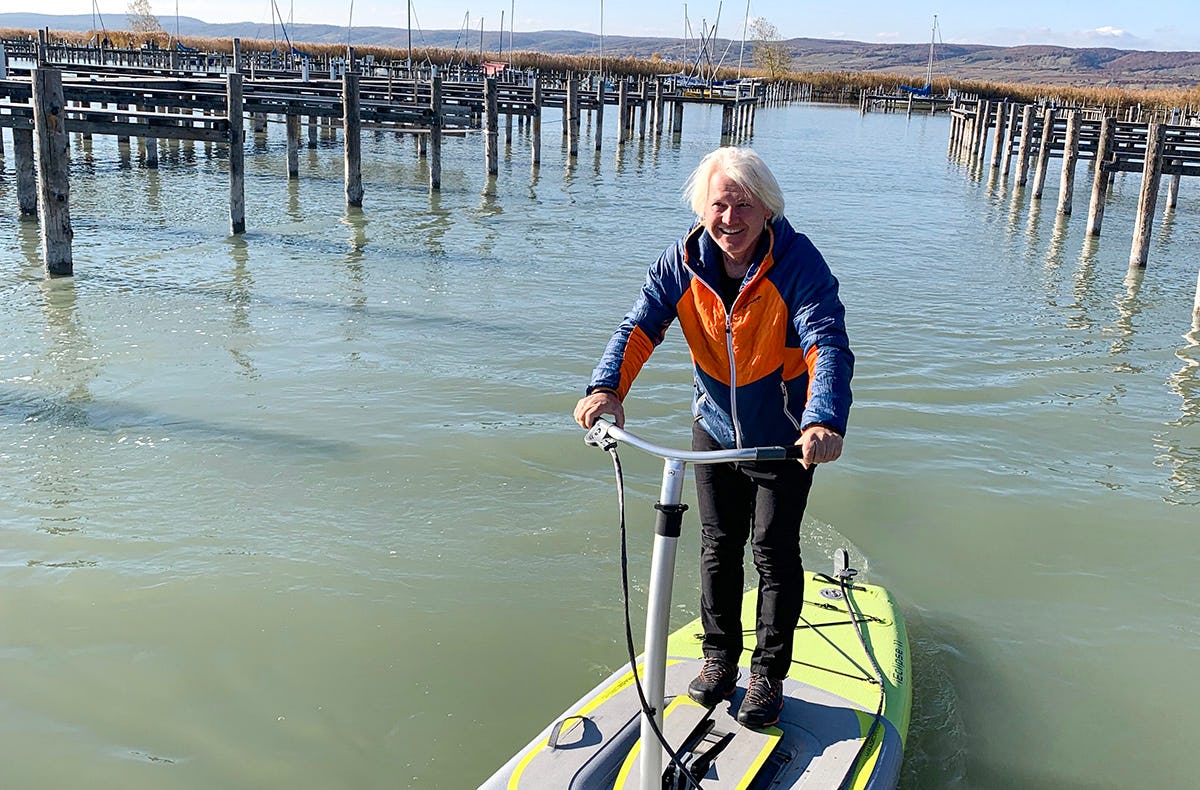 Wasserstepper am Neusiedler See - Jochen Schweizer