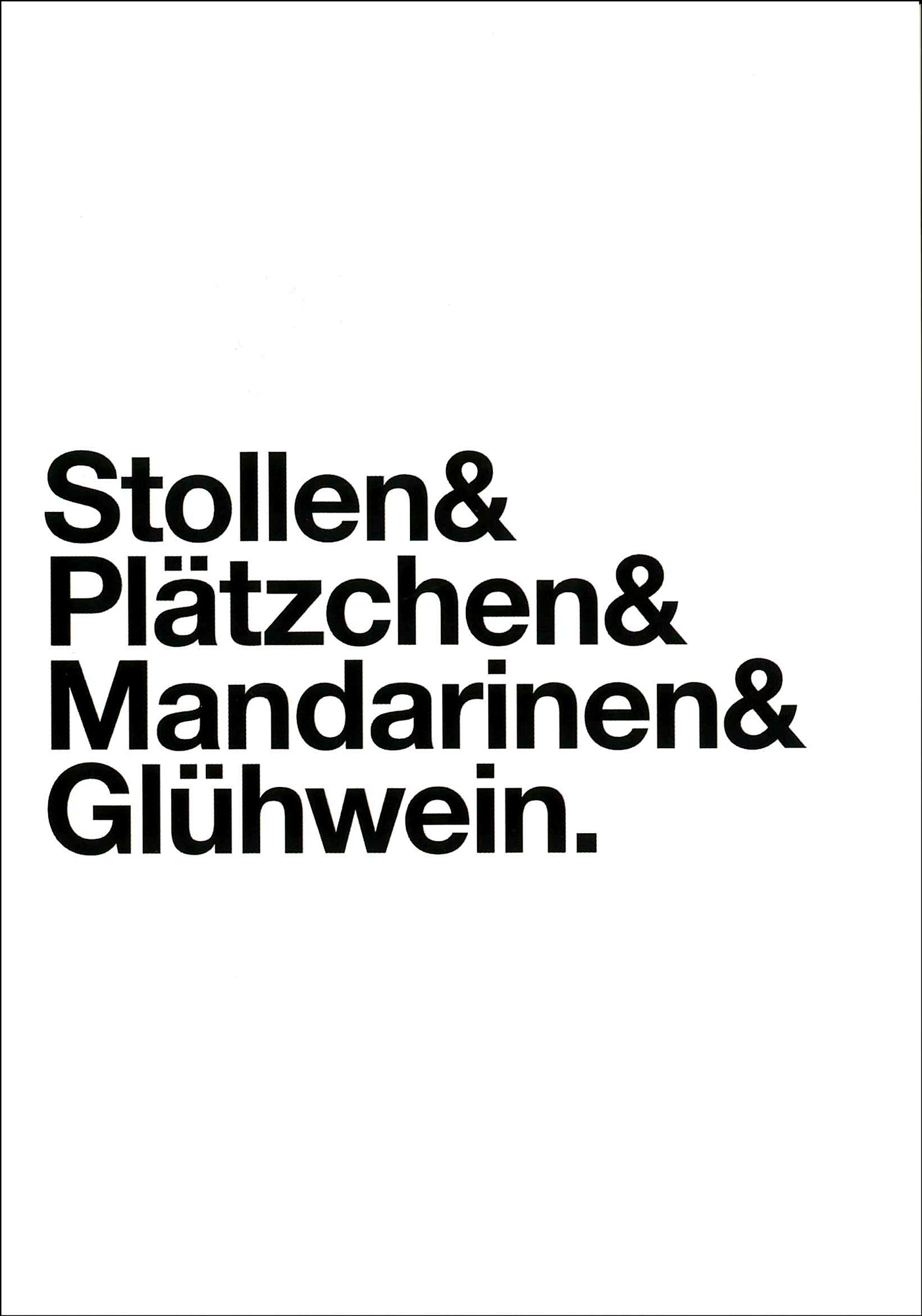 Postkarte 'Stollen & Glühwein' günstig bestellen