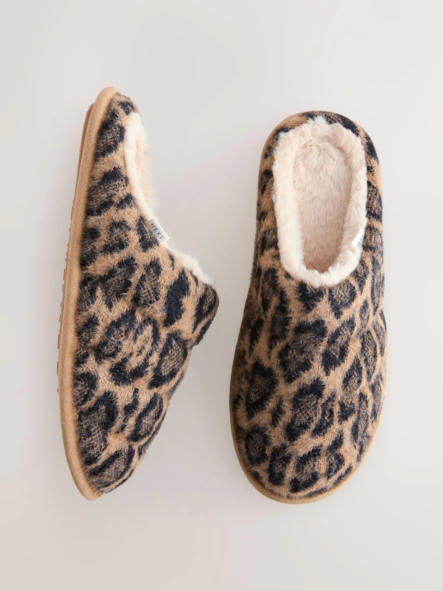 Dierenprint - Quilted Brushed Mules