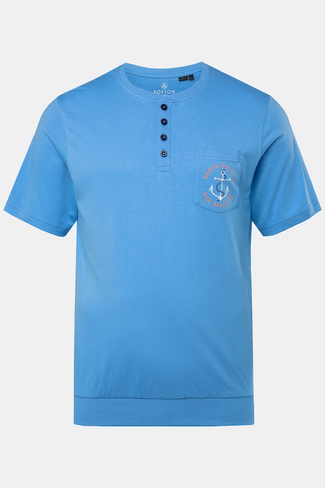Boston Park Henley, Halbarm, Bauchfit, Tasche mit Druck, bis Gr. 84/86