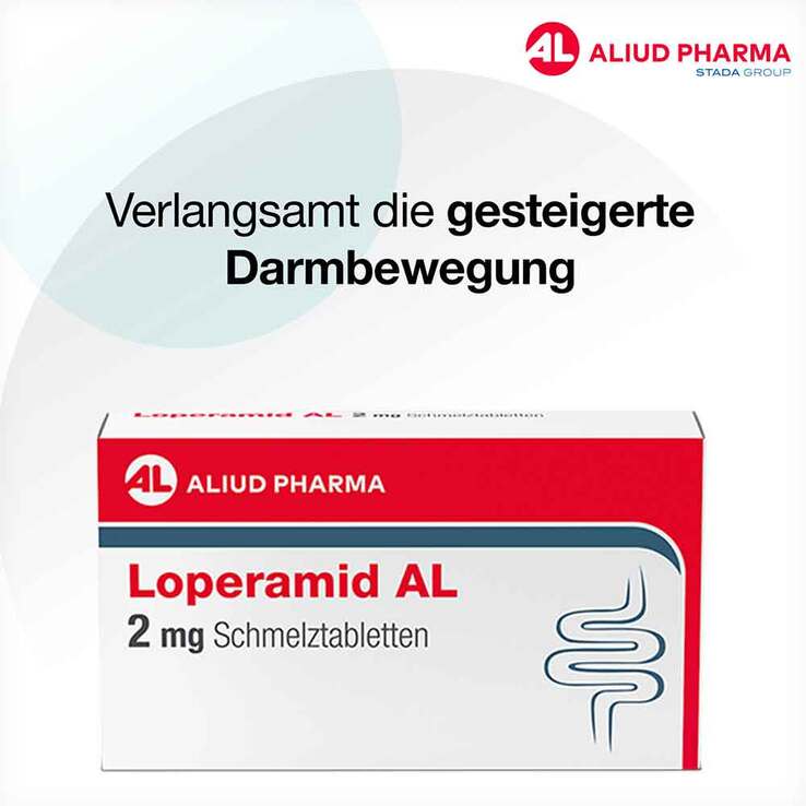 Loperamid AL 2 mg Schmelztabletten, 12 St