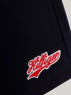 Calções de moletom com logo Varsity Script