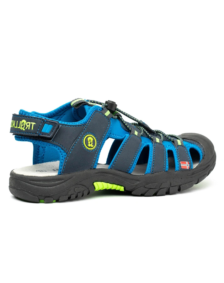 Trekking-SandaKids KVALVIKA in navy/viper green
