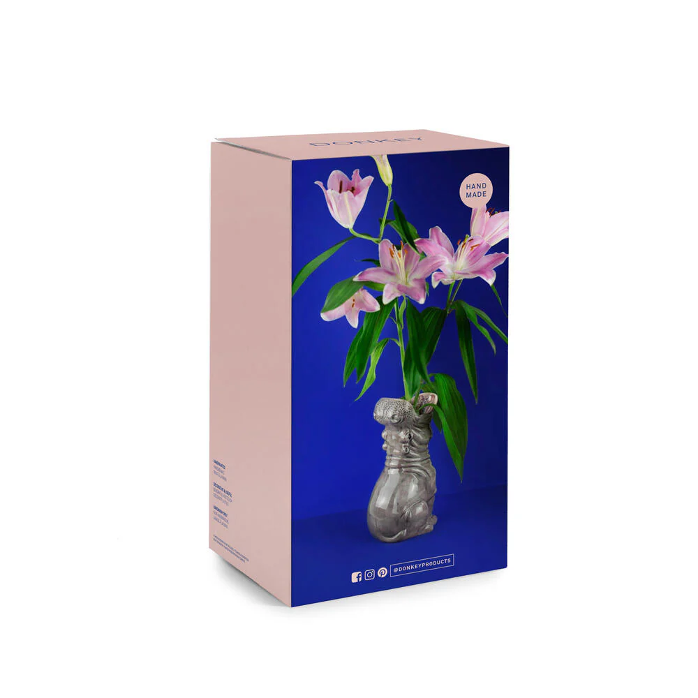 Donkey  Hungry Hippo vase - grå
