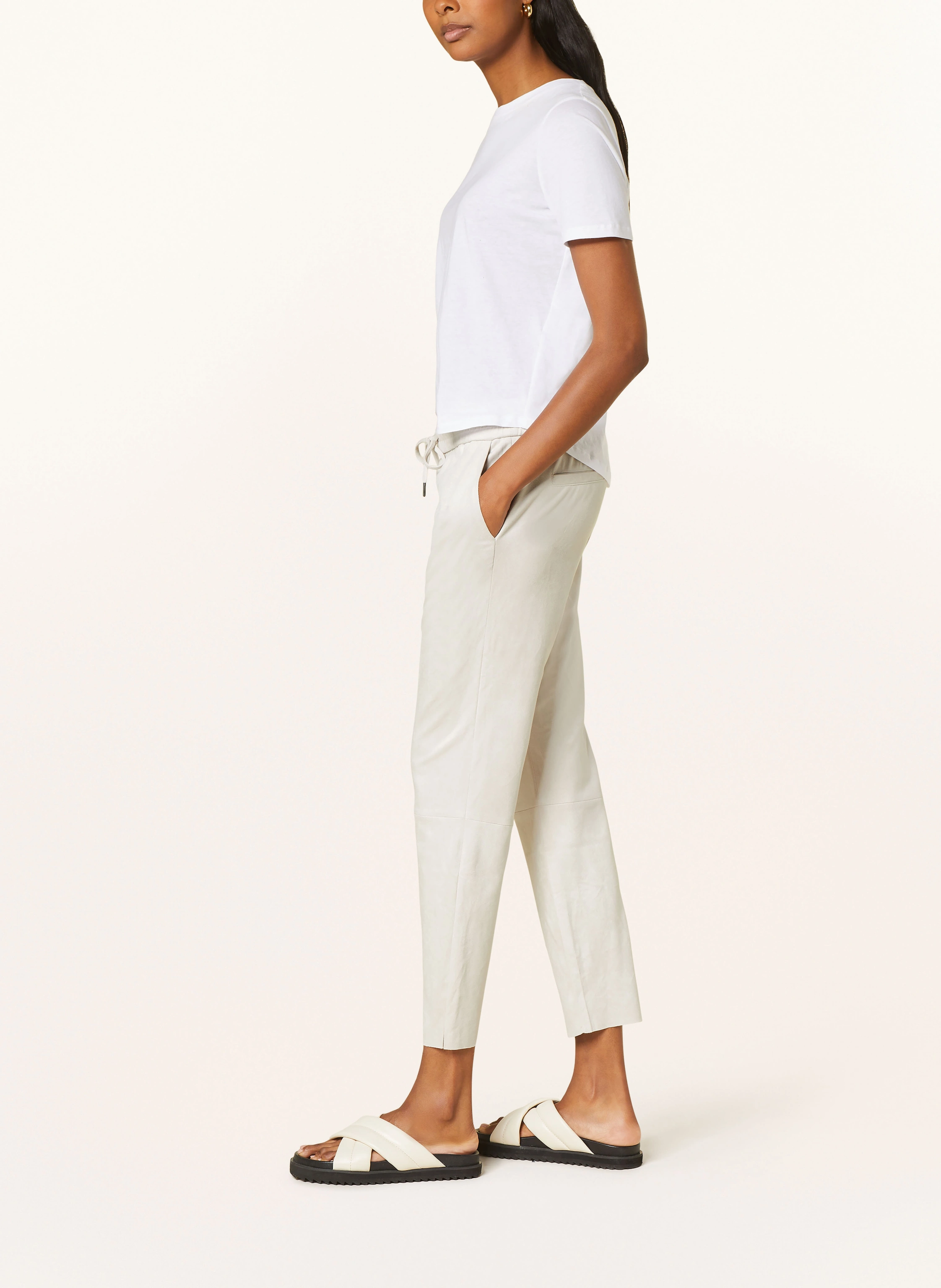 Juvia 7/8-Hose in Lederoptik