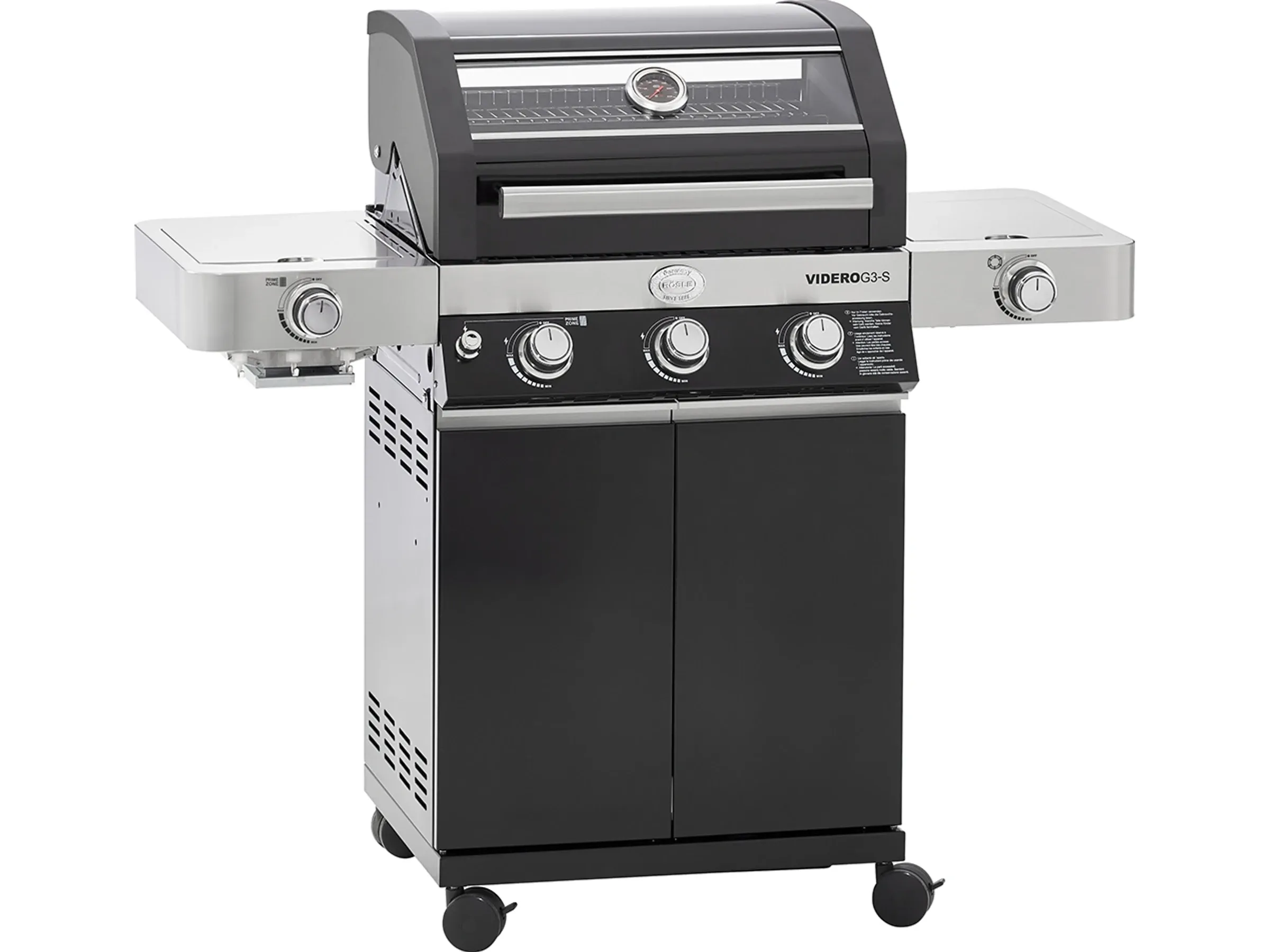 Rösle Gasgrill BBQ-Station Videro G3-S Vario+ 50mbar 3 Brenner und Seitenbrenner