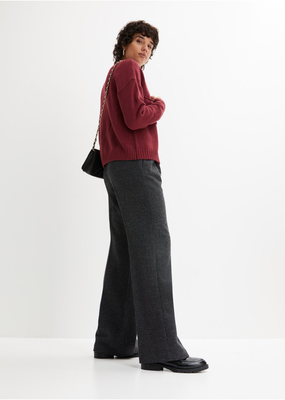 Pantalon à jambes larges