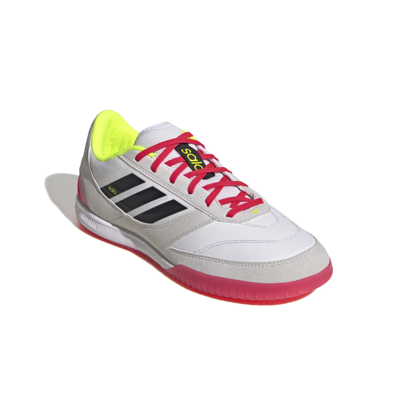 Adidas Top Sala Competition II Zaalvoetbalschoenen (IN) Wit Grijs Rood Geel