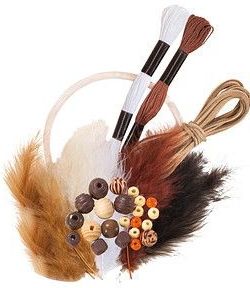Folia - Knutselpakket Dromenvanger - Bruin - Inclusief Mobiel en Garen