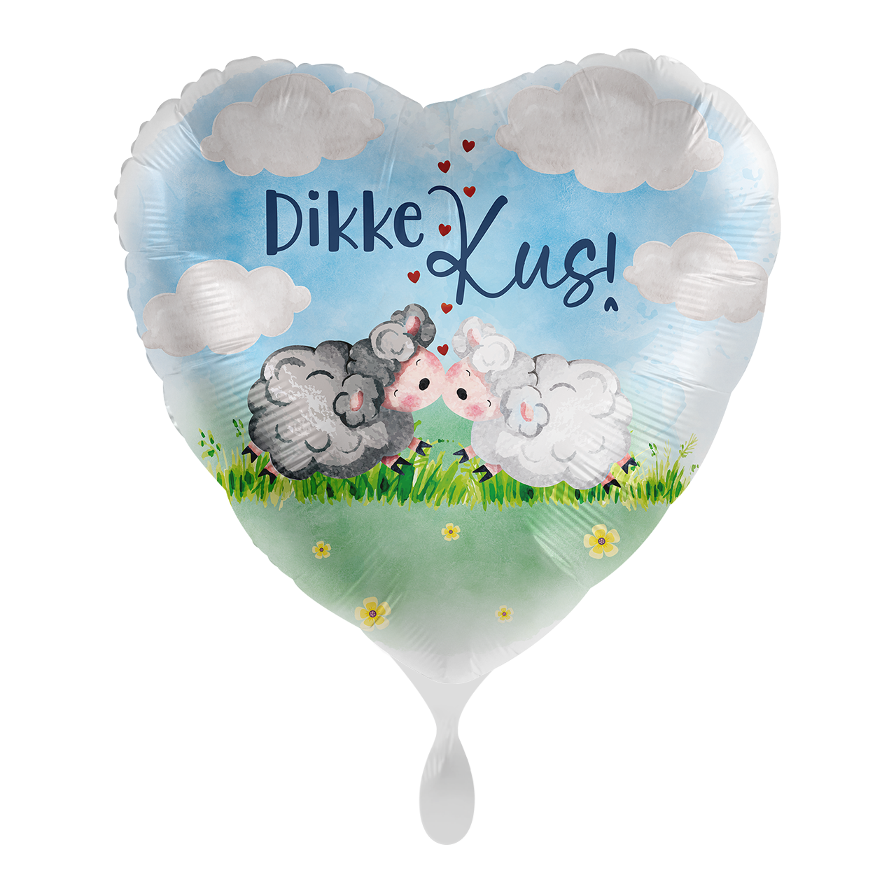 Dikke Kus Helium Ballon Leeg