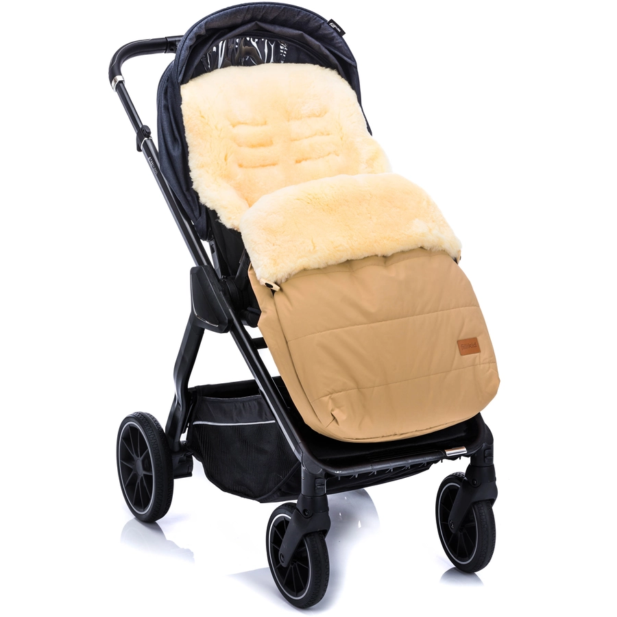 fillikid Winterfußsack Bernina Lammfell cappuccino
