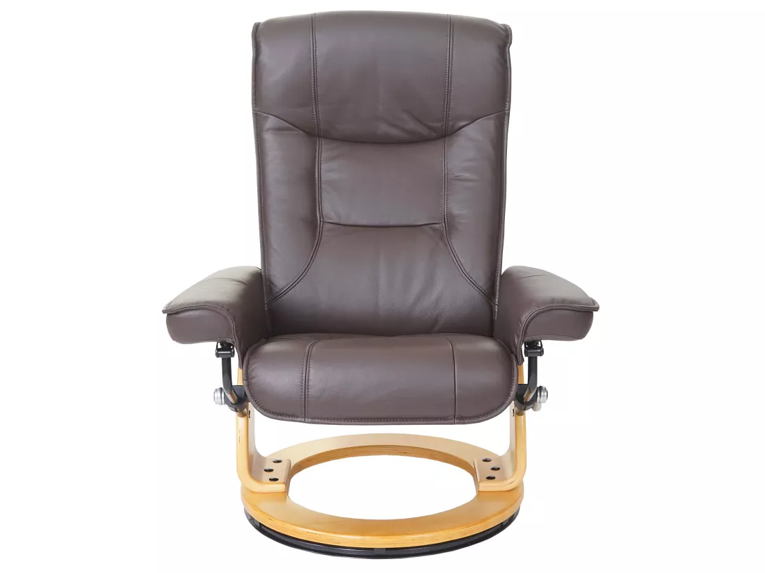 Fauteuil de relaxation Halifax, marron, nature