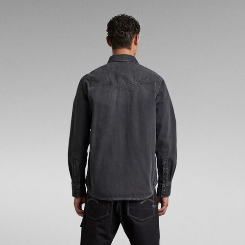 G-Star Raw - D23006-D304 DAKOTA-D909 FANTOM BLACK DENIM Negro