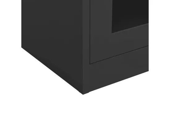 Armoire de bureau Anthracite 90x40x90 Acier