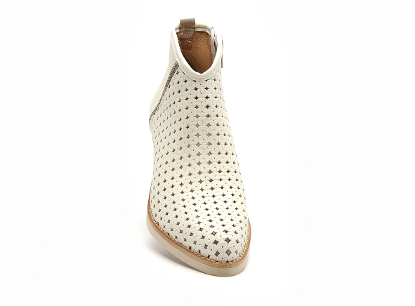 Minka boots bottine talons femme ferial blanc