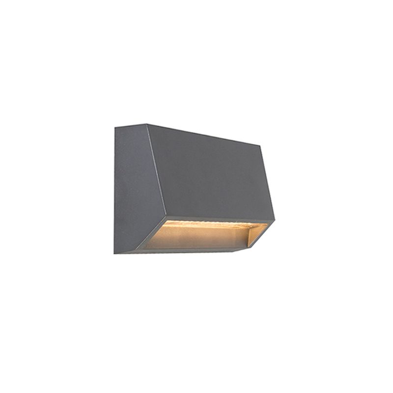 Moderne buitenwandlamp donkergrijs incl. LED IP65 - Sandstone 2