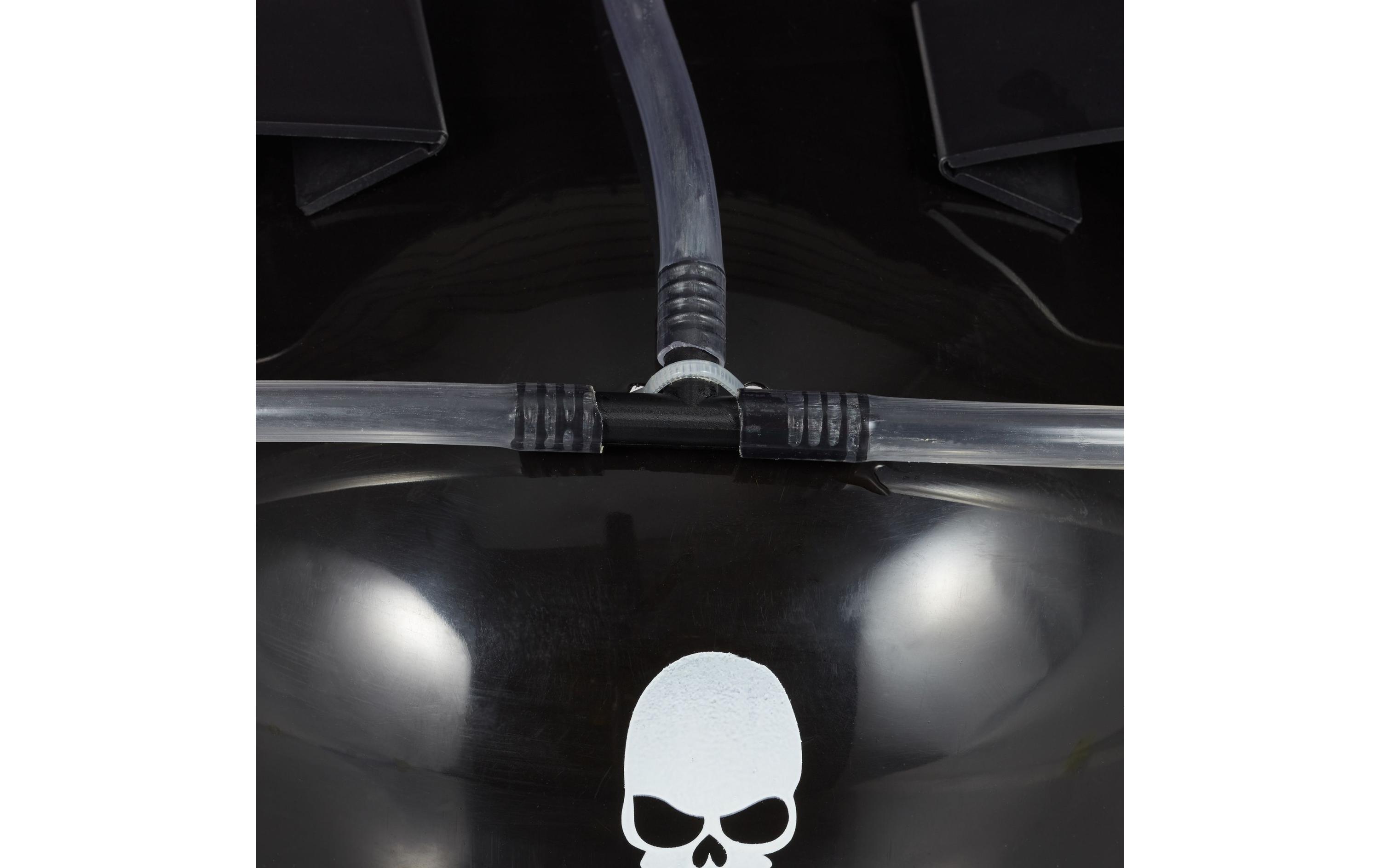 Partyaccessoire Trinkhelm Pirat 13 x 32 cm, SchwarzParty Bierhelm