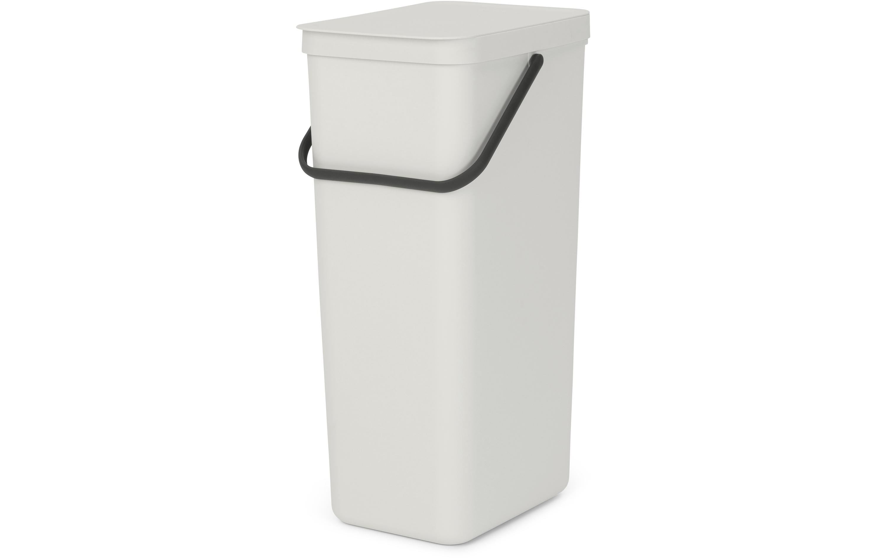 Recyclingbehälter Sort & Go 40 l, HellgrauMülleimer