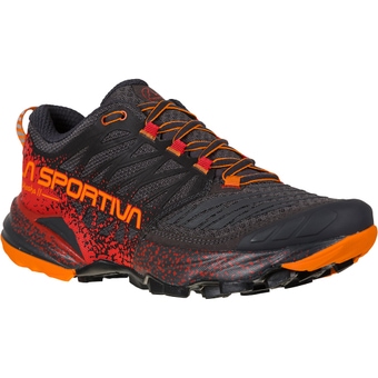 La Sportiva Akasha II Laufschuhe Carbon / Cherry Damen