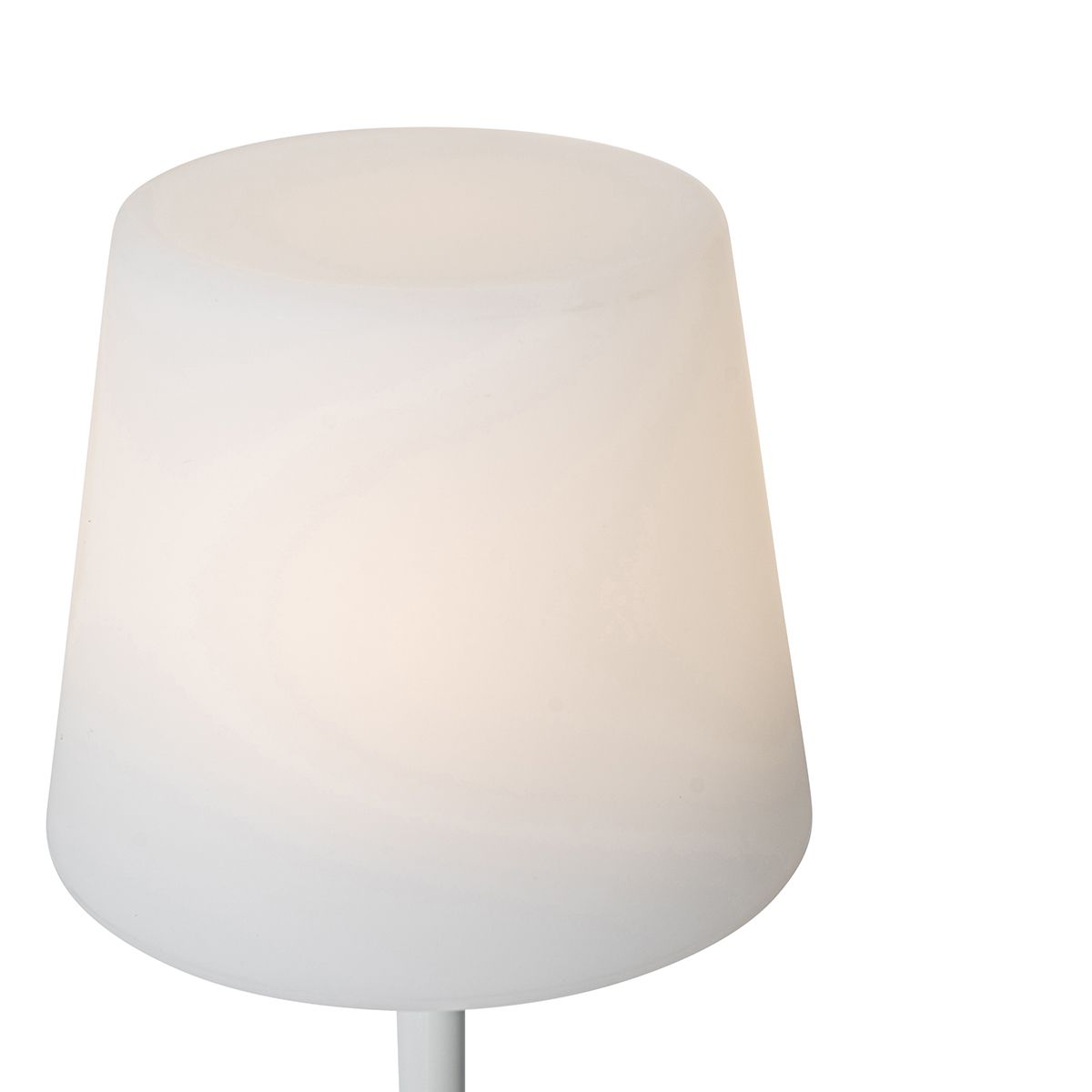 Tafellamp wit oplaadbaar incl. LED en dimmer IP54 - Jude