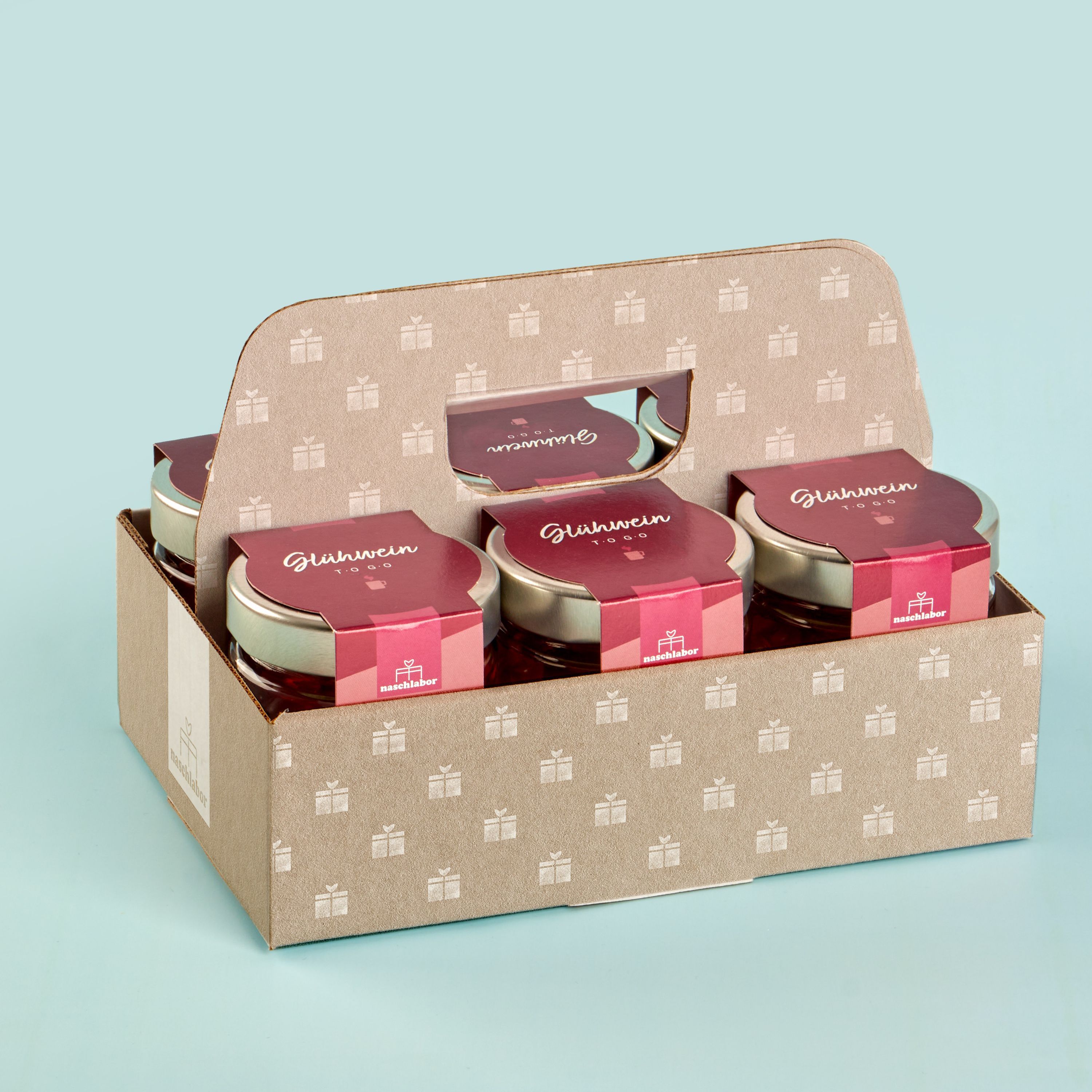 naschlabor Fruchtgummi Sixpack Glühwein To Go Geschenkset