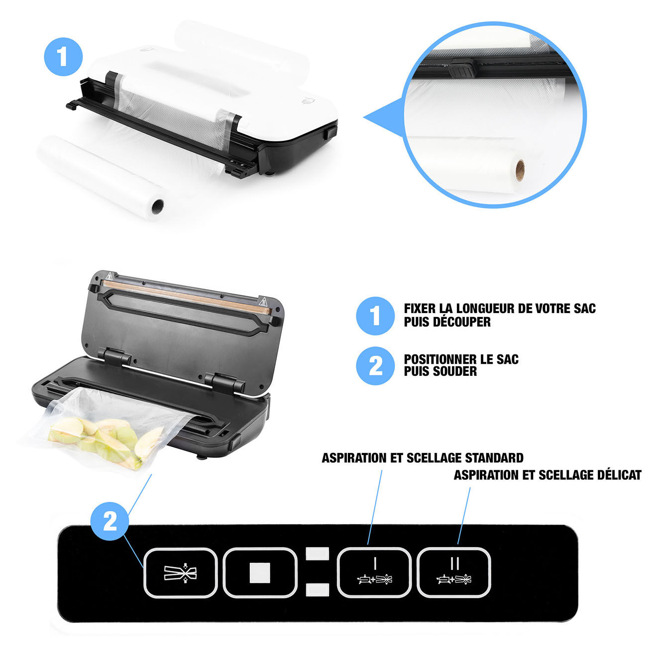 Noon Machine sous-vide noire