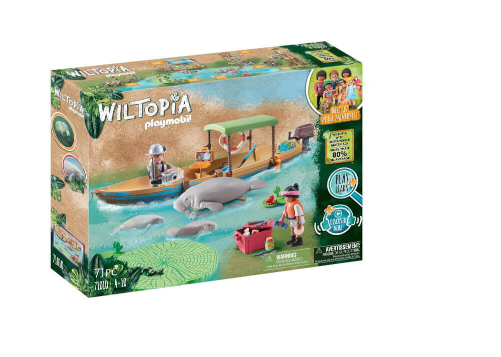 PLAYMOBIL 71010 Wiltopia -  Bootsausflug zu den Seekühen