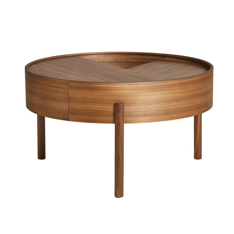 Woud Arc salontafel 66 walnut