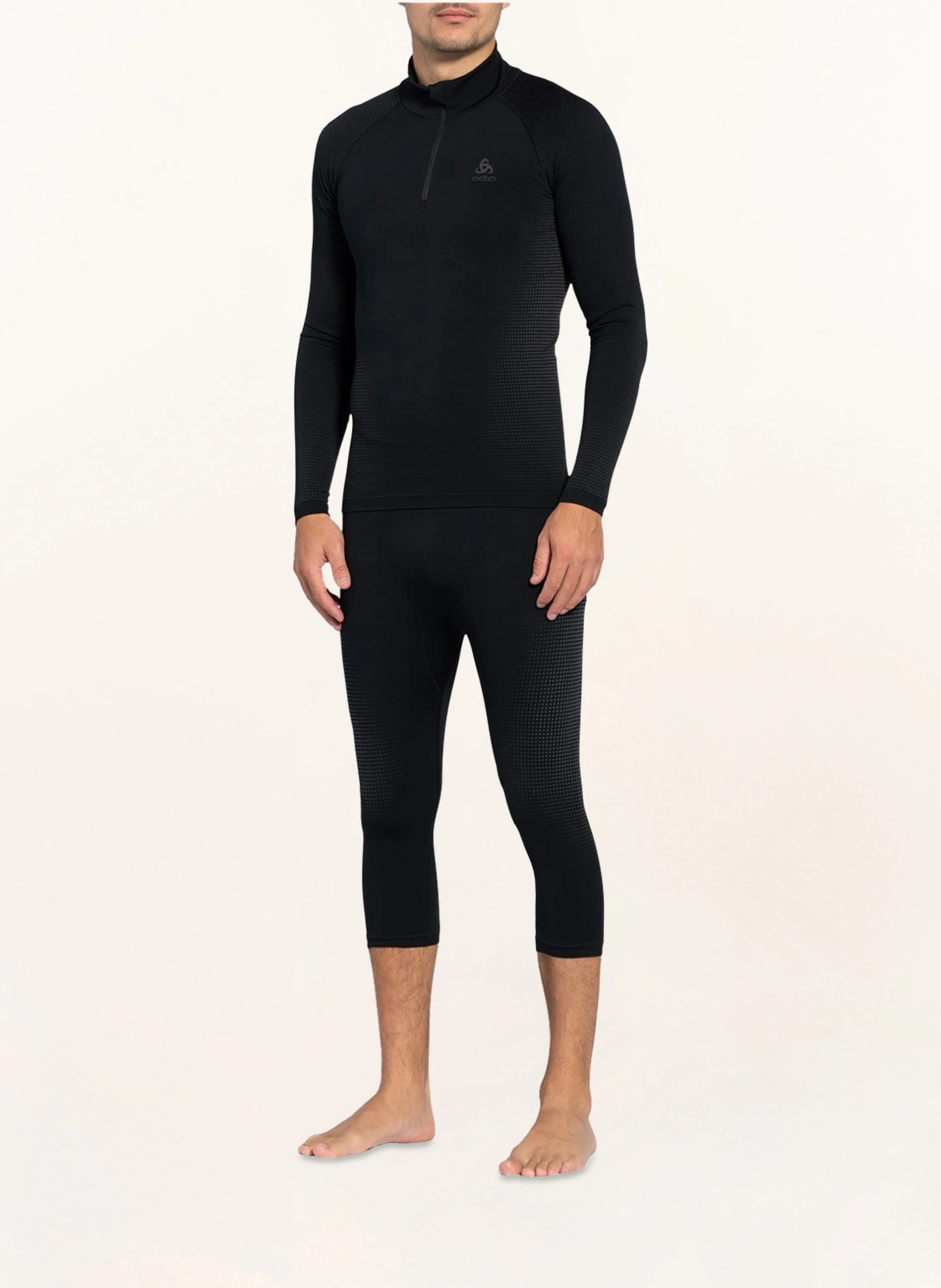 odlo Funktionswäsche-Hose PERFORMANCE WARM ECO mit verkürzter Beinlänge