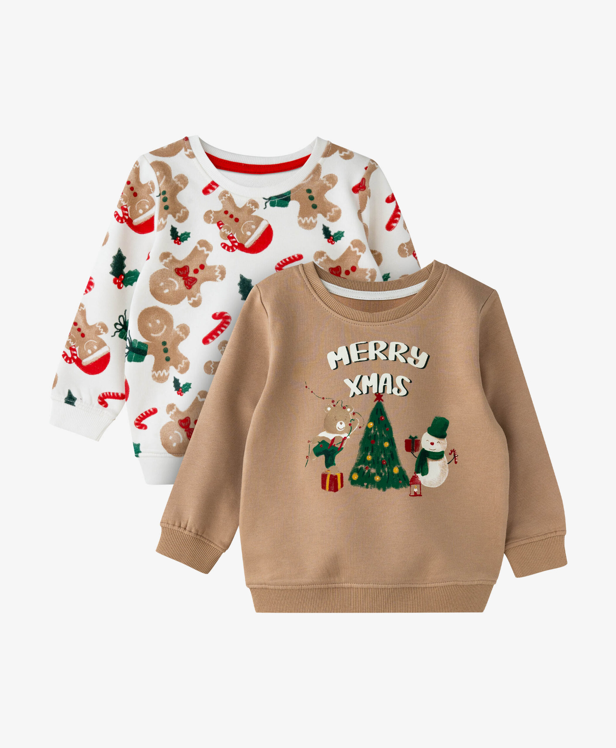 Sweatshirt, 2er-Pack, 100% Baumwolle