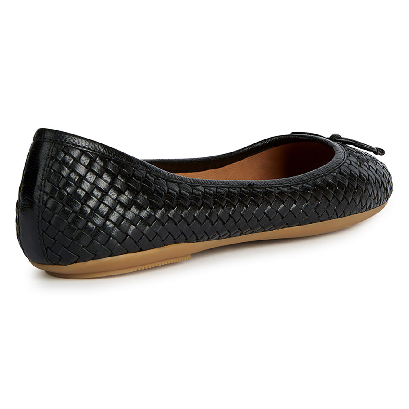 Geox Ballerines en Cuir tressé Palmaria noires