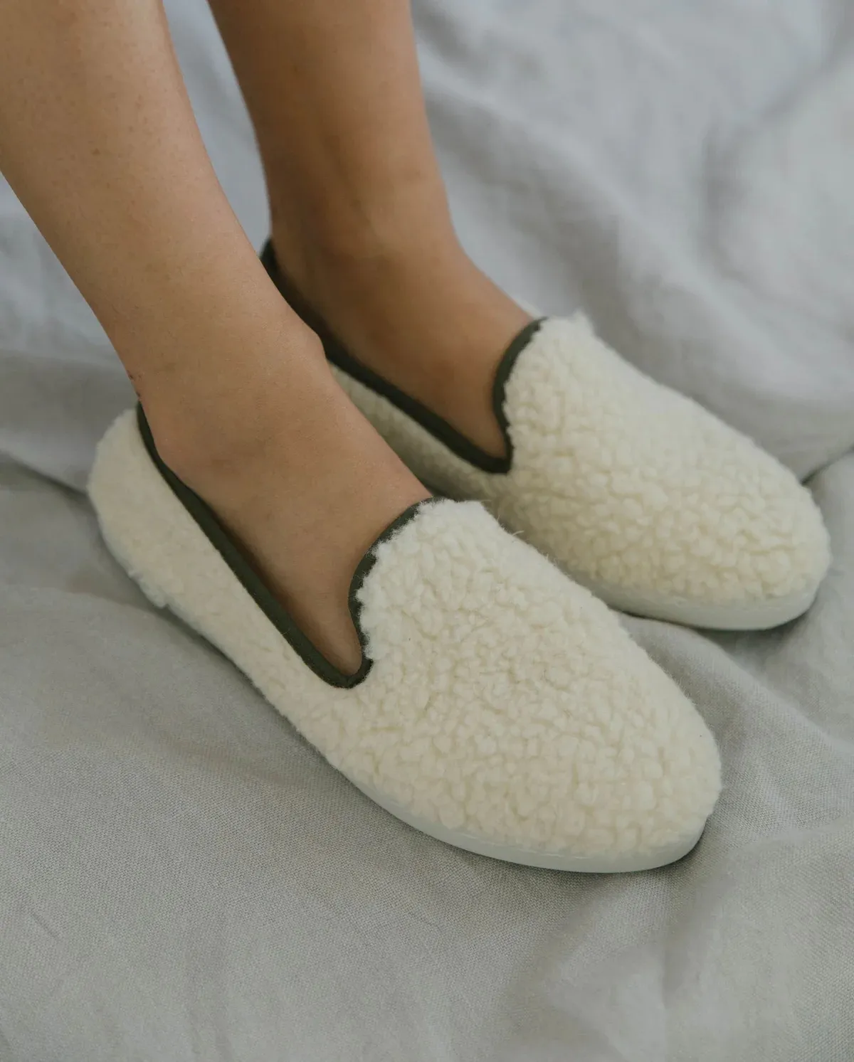 Chausson Bouclette de Laine Angarde