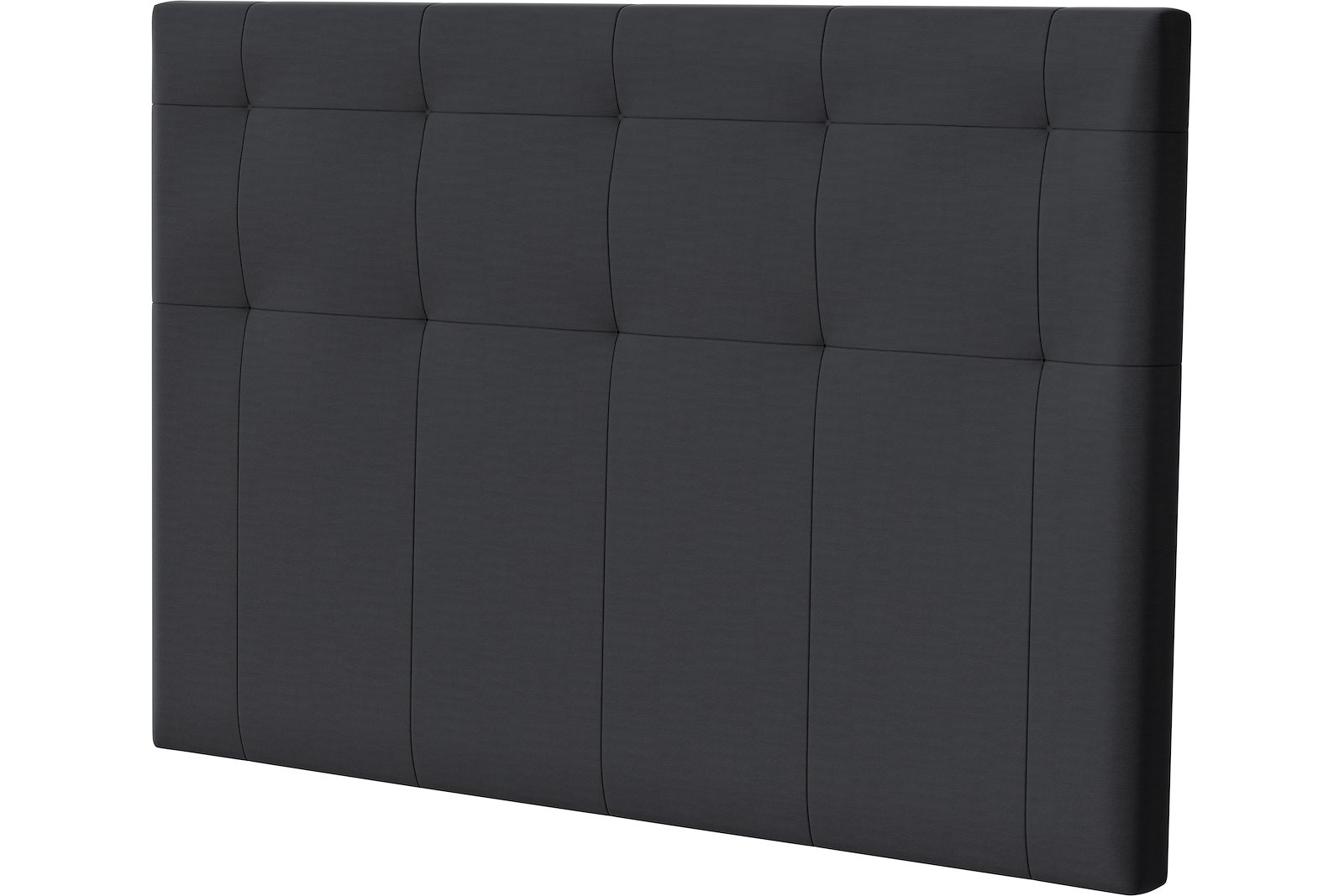 Virgo Decor sengegavl 180 cm bredde i tekstil 394 antrasitt