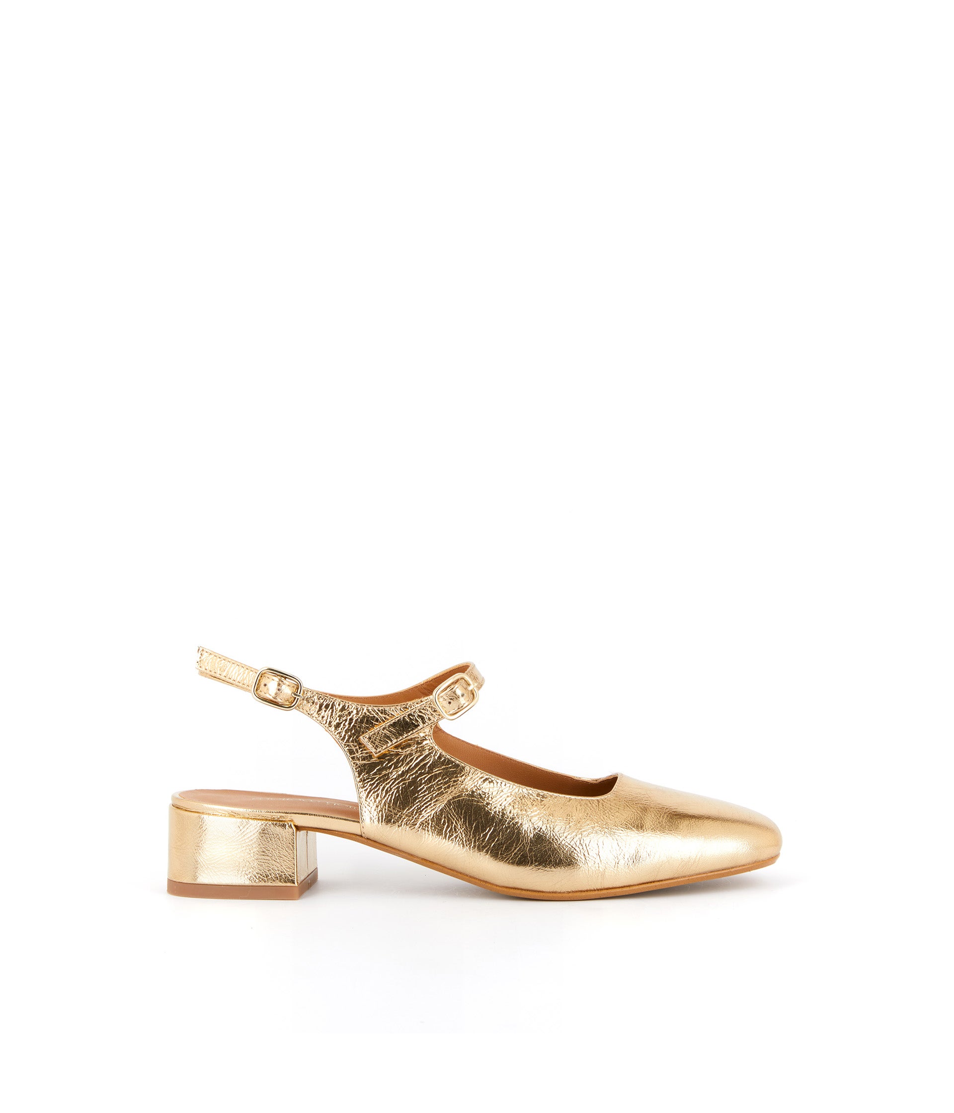 Babies slingbacks dorées Clarissa
