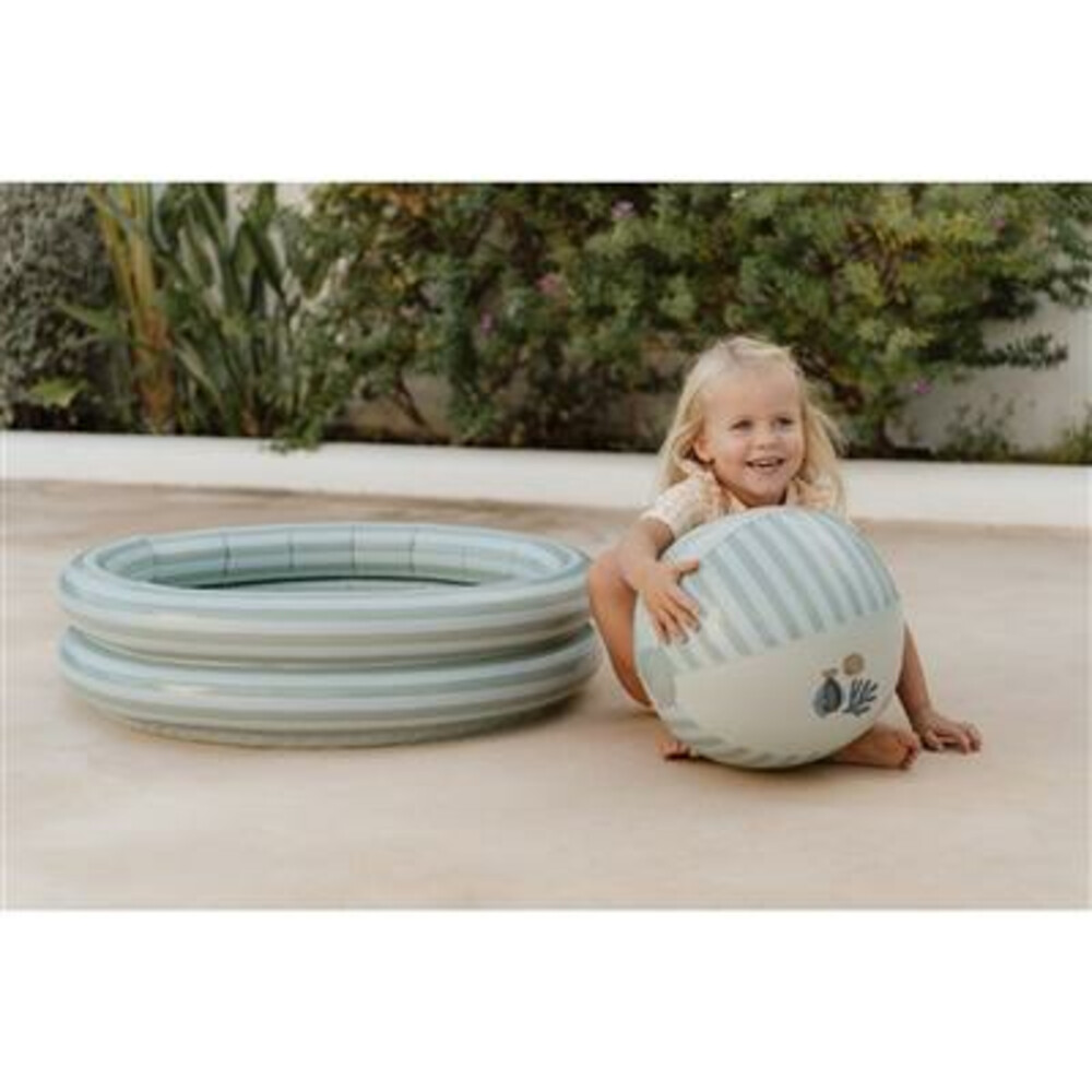 Little Dutch Strandbal Blauw 35 cm Fresh Greens