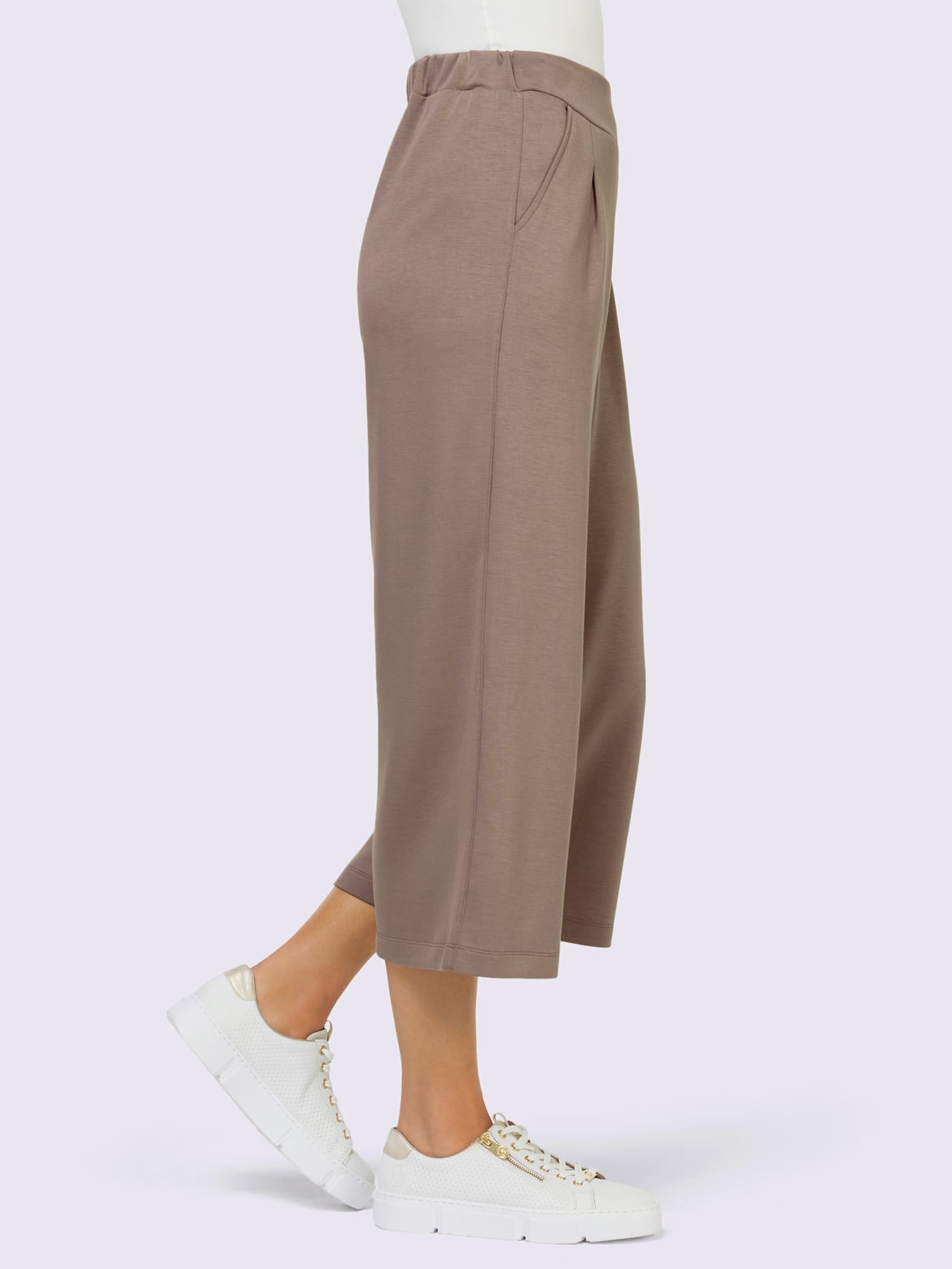 Jupe-culotte en jersey mélange de modal doux