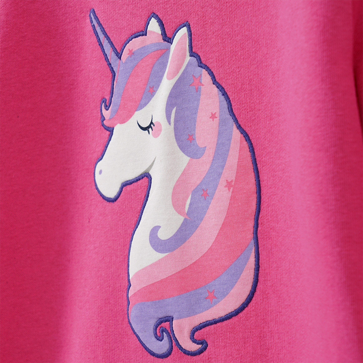 Topolino Mädchen Sweatkleid mit Einhorn-Applikation pink