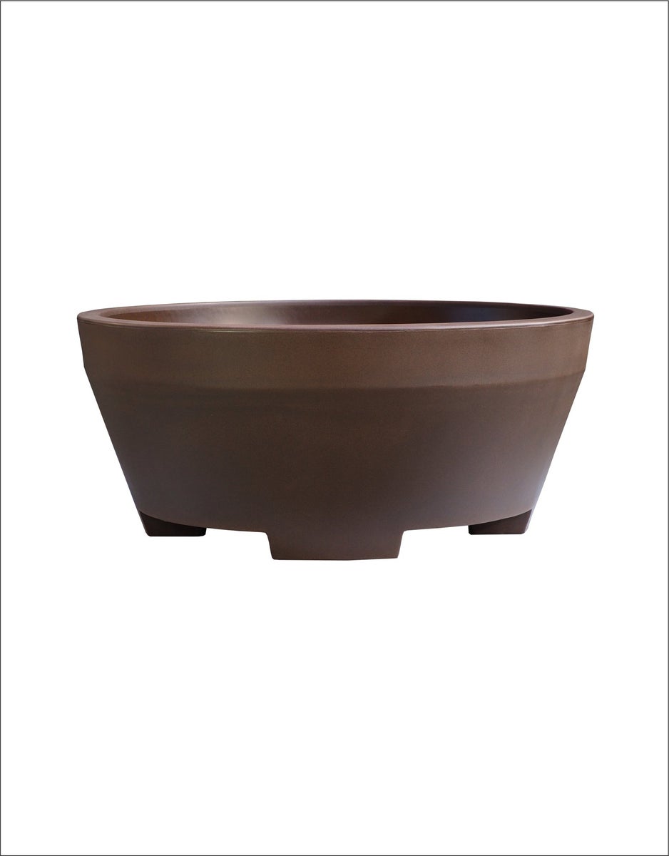 COLE 150 Jumbo XXL plantenbak, 150 cm diameter, 839 l inhoud, antiek brons, plantenbak, plantenpot