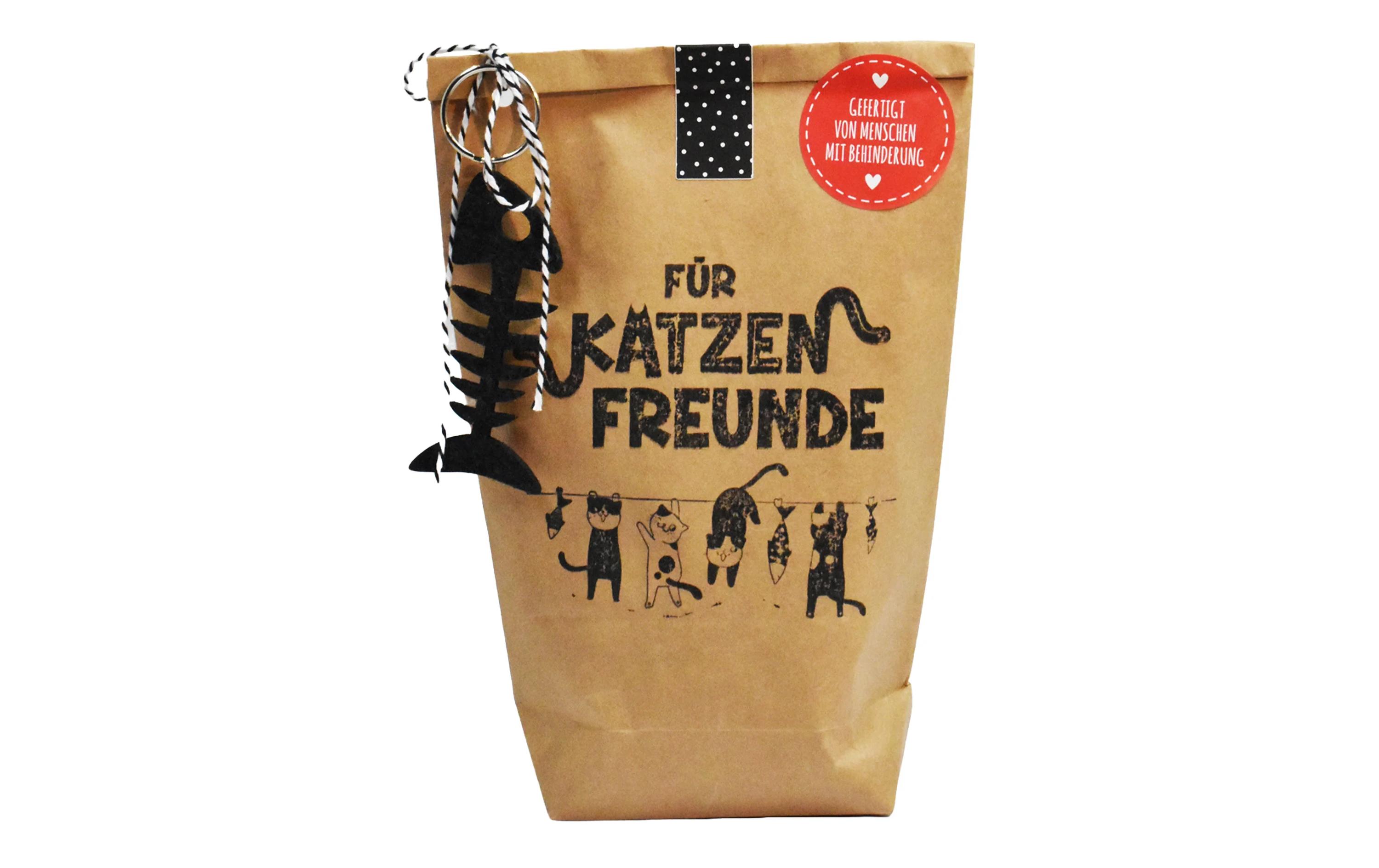 Mitbringsel Wundertüte Katzen FreundeGeschenktüte für Katzenliebhaber
