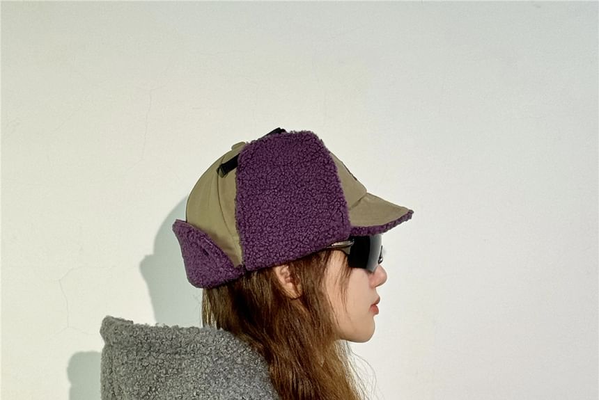 Trovelst - Panel Fleece Trapper Cap