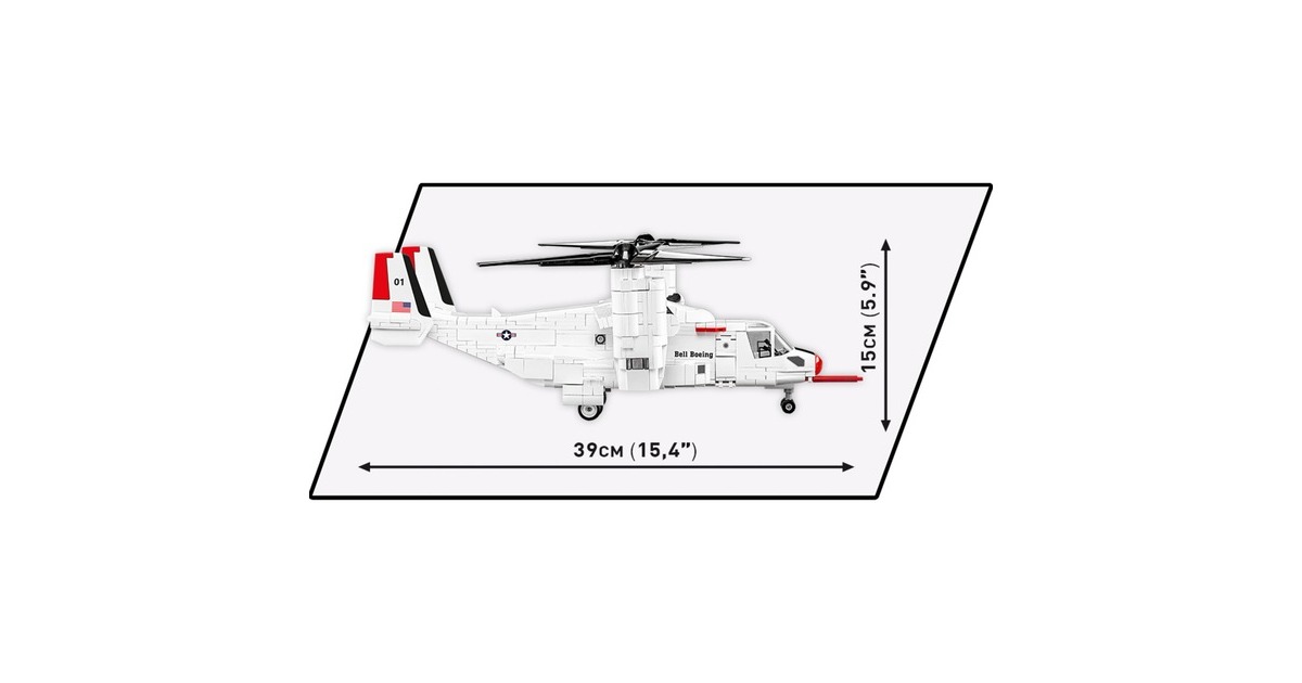 COBIArmed Forces - Bell-Boeing V-22 Osprey First Flight Edition Constructiespeelgoed  (Schaal 1:48)