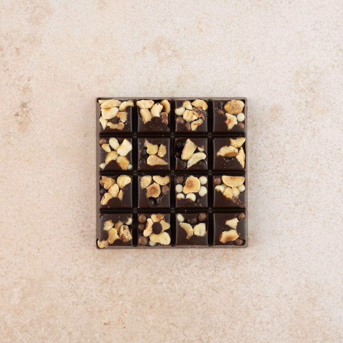 Chocolates For You Choc block puur nuts about crunch 100 gram