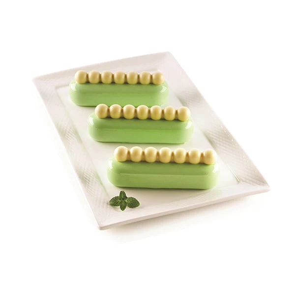 Set 2 moules 3D kit 6 Chic et Pop éclairs Silikomart