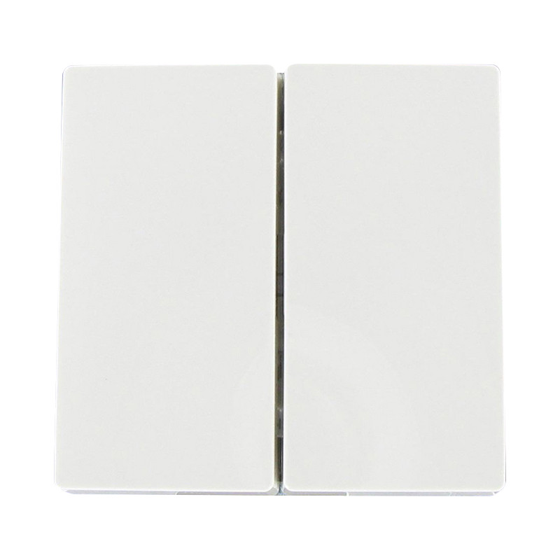 Schneider Electric System M schakelwip dubbel Wit