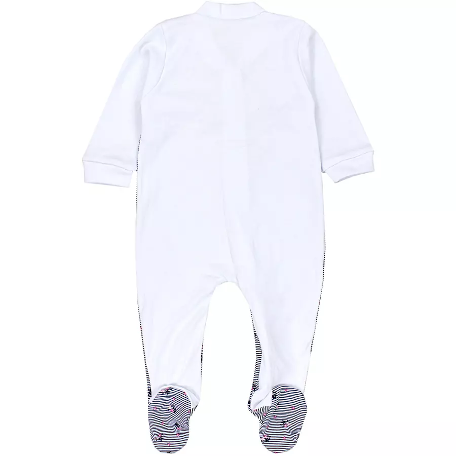 TupTam Baby Unisex Schlafstrampler mit Fuß 3er Pack rosalila