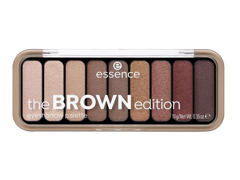 essence Lidschatten-Palette The Brown Edition 30 Gorgeous B Langanhaltende Lidschatten-Palette für zart matte bis metallische Effekte