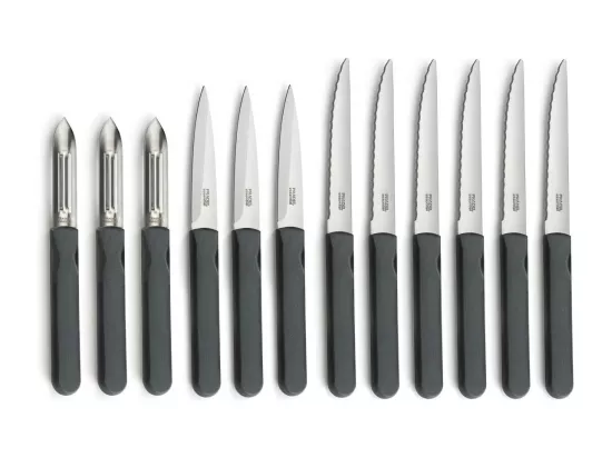 Energy Gris - Set de 12 pièces de petite coutellerie